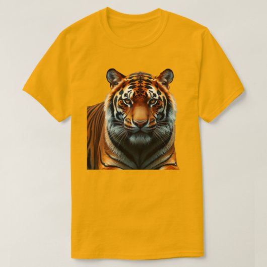 Majestic Tiger Mannen basic T-shirt (Design voorkant)