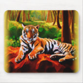 "Majestic Tiger Resting in the Wild". Bestel nu Muismat (Voorkant)