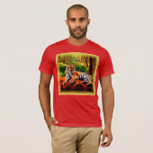 "Majestic Tiger Resting in the Wild". Bestel nu T-shirt (Voorkant volledig)