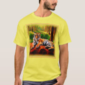 "Majestic Tiger Resting in the Wild". Bestel nu T-shirt (Voorkant)