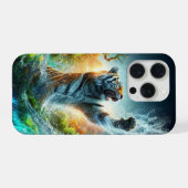Majestic Tiger Splash Fantasy Wildlife Nature iPhone Hoesje (Achterkant horizontaal)