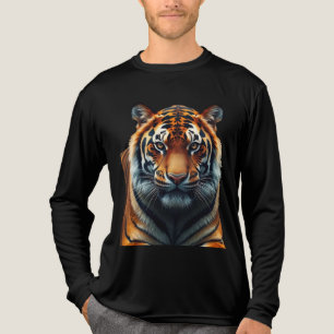 Majestic Tiger Tri-blend Shirt met lange mouwen