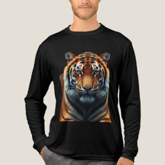 Majestic Tiger Tri-blend Shirt met lange mouwen