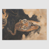 Majestic Tiger Walk Bold Waterverf Art Tissuepapier (Voorkant)