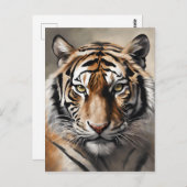 Majestic Tijger Portret Briefkaart (Voorkant / Achterkant)