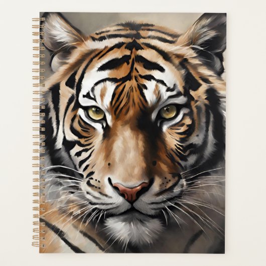 Majestic Tijger Portret Planner (Voorkant)