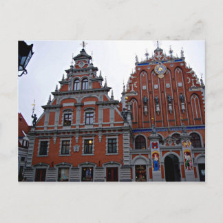 Majestic Town Hall Riga, Letland Briefkaart