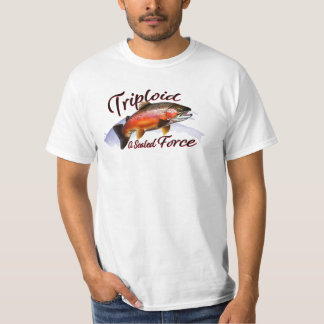 Majestic Triploid Rainbow Trout "A Scaled Force" T-shirt