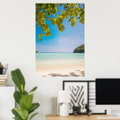 Majestic Tropical Beach Photo - Surin Islands Poster (Thuiskantoor)