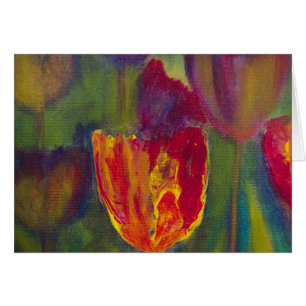"Majestic Tulip"-impressionistische kunst