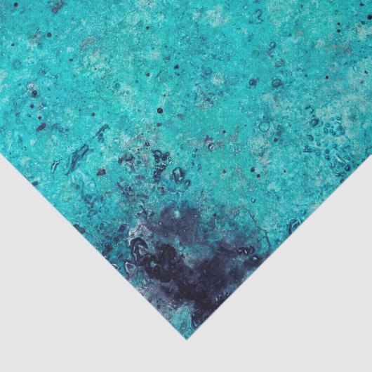 Majestic Turquoise Stone Tissue Paper Tissuepapier (Detail)