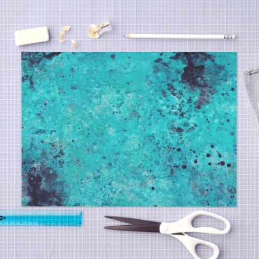Majestic Turquoise Stone Tissue Paper Tissuepapier (Craft)