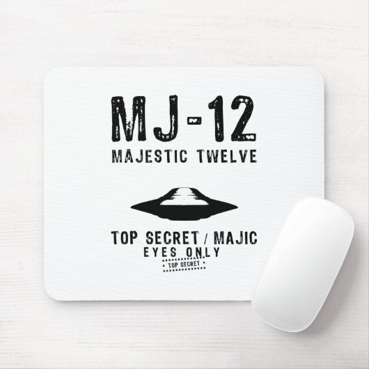 Majestic Twelve MJ-12 Mousepad Muismat (Met muis)
