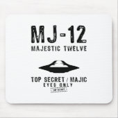 Majestic Twelve MJ-12 Mousepad Muismat (Voorkant)
