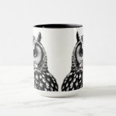 Majestic Uil Mok met twee uilen (Midden)