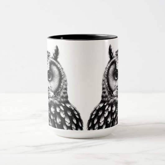 Majestic Uil Mok met twee uilen (Midden)