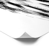 Majestic Uil Portrait Poster Aangepaste grootte (Hoek)