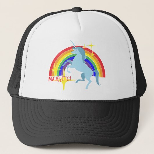Majestic Unicorn 80's Style Trucker Pet (Voorkant)