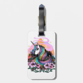 Majestic Unicorn Bagagelabel (Achterkant verticaal)