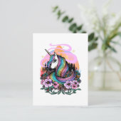 Majestic Unicorn Briefkaart (Staand voorkant)