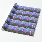 Majestic Unicorn Cadeaupapier (Uitgerold)