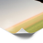 Majestic Unicorn Galloping Through the Meadow Perfect Poster (Hoek)