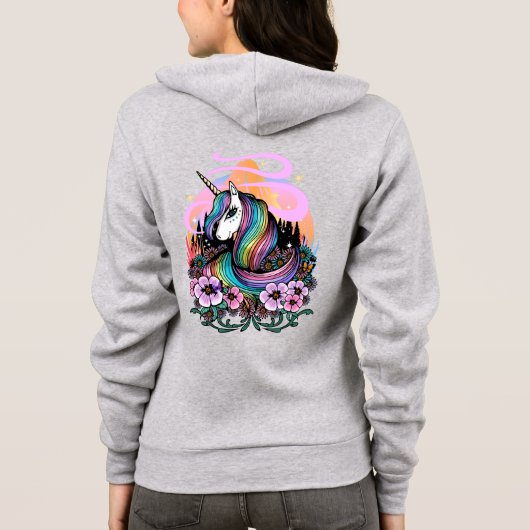 Majestic Unicorn Hoodie (Achterkant)