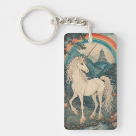 Majestic Unicorn - Japanse stijl Sleutelhanger