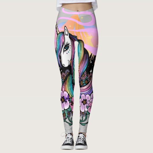 Majestic Unicorn Leggings (Voorkant)