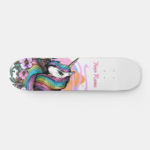 Majestic Unicorn Persoonlijk Skateboard (Horizontaal)