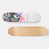 Majestic Unicorn Persoonlijk Skateboard (Horizontaal)