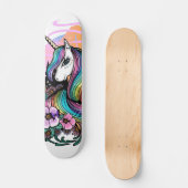Majestic Unicorn Persoonlijk Skateboard (Voorkant)