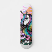 Majestic Unicorn Persoonlijk Skateboard (Voorkant)