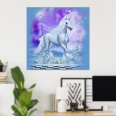 Majestic Unicorn Poster (Thuiskantoor)