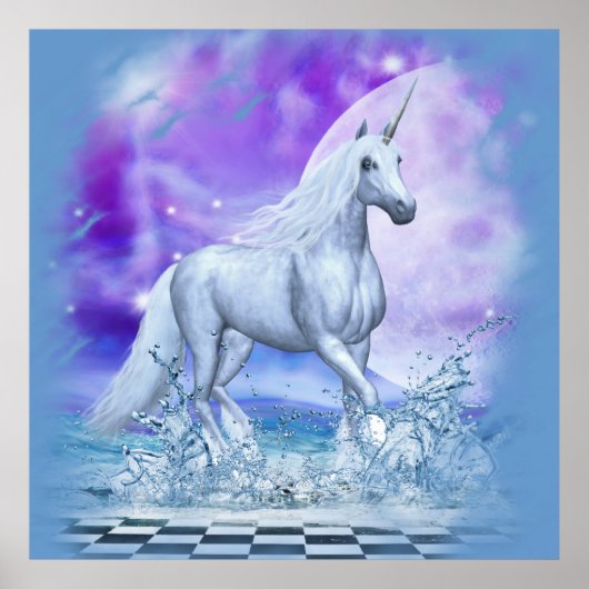 Majestic Unicorn Poster (Voorkant)