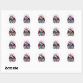 Majestic Unicorn Ronde Sticker (Vel)