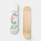 Majestic Unicorn Skateboard, Majestic AF Persoonlijk Skateboard (Voorkant)