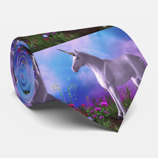 Majestic Unicorn Stropdas (Opgerold)