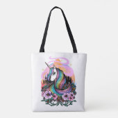Majestic Unicorn Tote Bag (Achterkant)