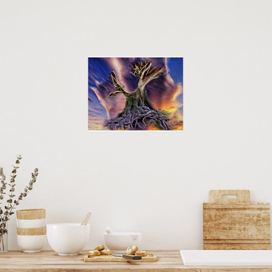 Majestic Verdure Poster (Keuken)