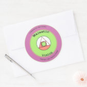 Majestic Vision Ronde Sticker (Envelop)