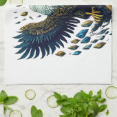 Majestic Vlucht: Crystal Eagle keukenhanddoeken (Gevouwen)
