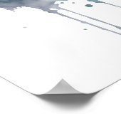 Majestic Wanderer - Waterverf schildpad Poster (Hoek)