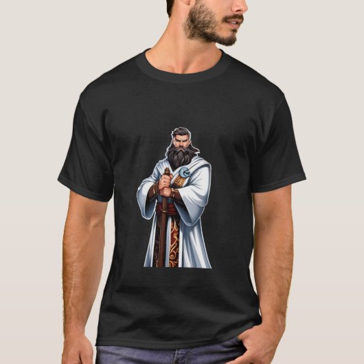 Majestic Warrior Sage T-shirt (Voorkant)