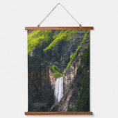 Majestic waterfall Boka in lentegroof Hangend Wandkleed (Voorkant)
