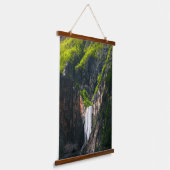 Majestic waterfall Boka in lentegroof Hangend Wandkleed (Gebogen)