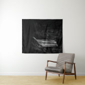 Majestic waterfall Boka in Slovenië Wandkleed (In Situ (horizontaal))