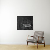 Majestic waterfall Boka in Slovenië Wandkleed (In Situ (horizontaal))