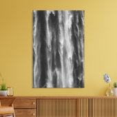 Majestic waterfall Boka, Slovenië bovendicht Canvas Afdruk (Insitu (Woonkamer))