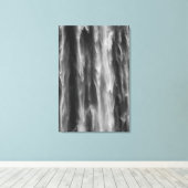 Majestic waterfall Boka, Slovenië bovendicht Canvas Afdruk (Insitu (Houten vloer))